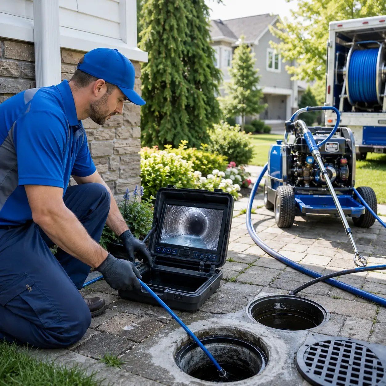 Outdoor drain cleaning professionals serving Lewisburg, TN